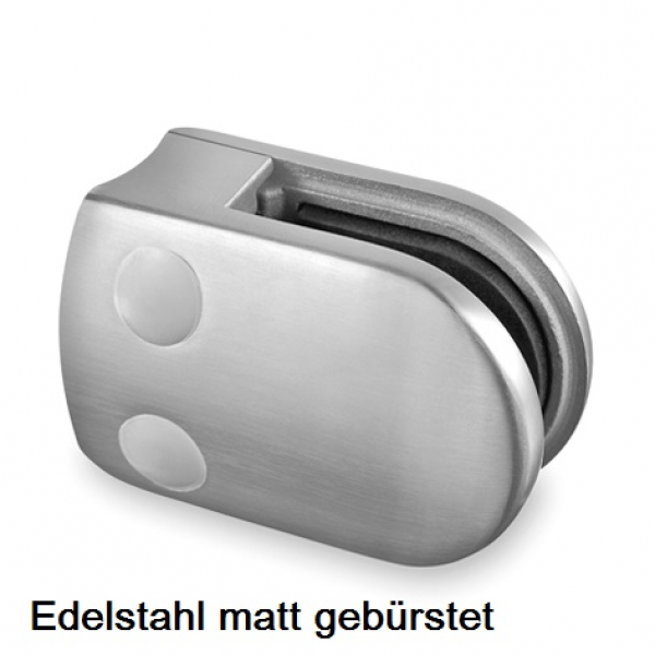 Modell 28 Glasklemme Edelstahl für Rohre mit Ø 48,3 mm bis 50,8 mm